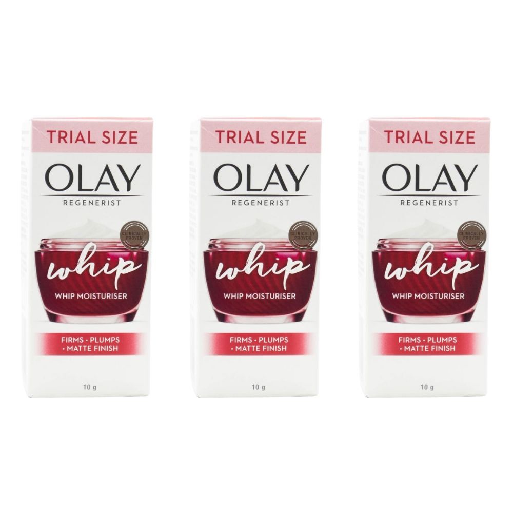 3PK Olay 10g Regenerist Whip Moisturiser Women Facial Care Matte Finish