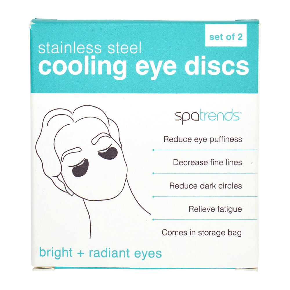 2PK Annabel Trends Spa Trends Cooling Eye Discs w/ Storage Bag