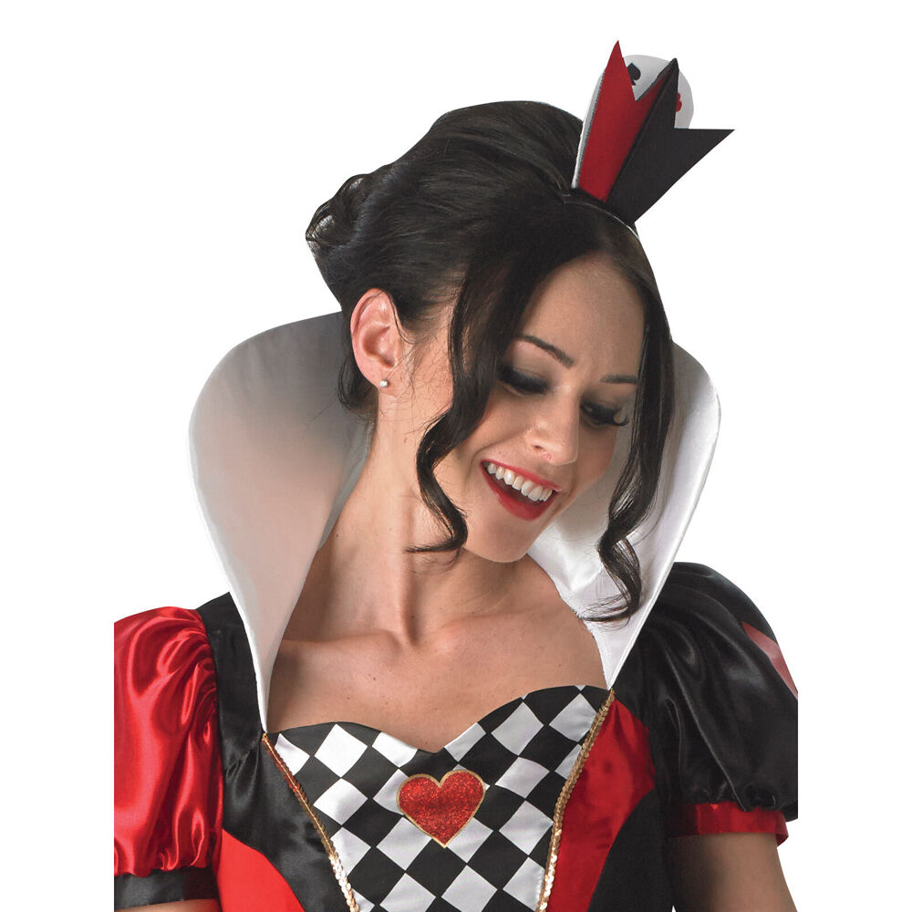Disney Queen Of Hearts Deluxe Womens Dress Up Costume - Size S