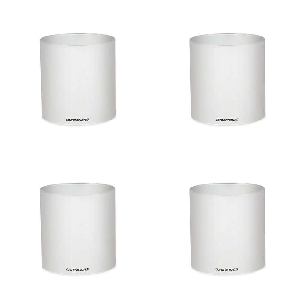 4PK Companion Gas Lantern Glass Large 11.5x11cm - Frosted