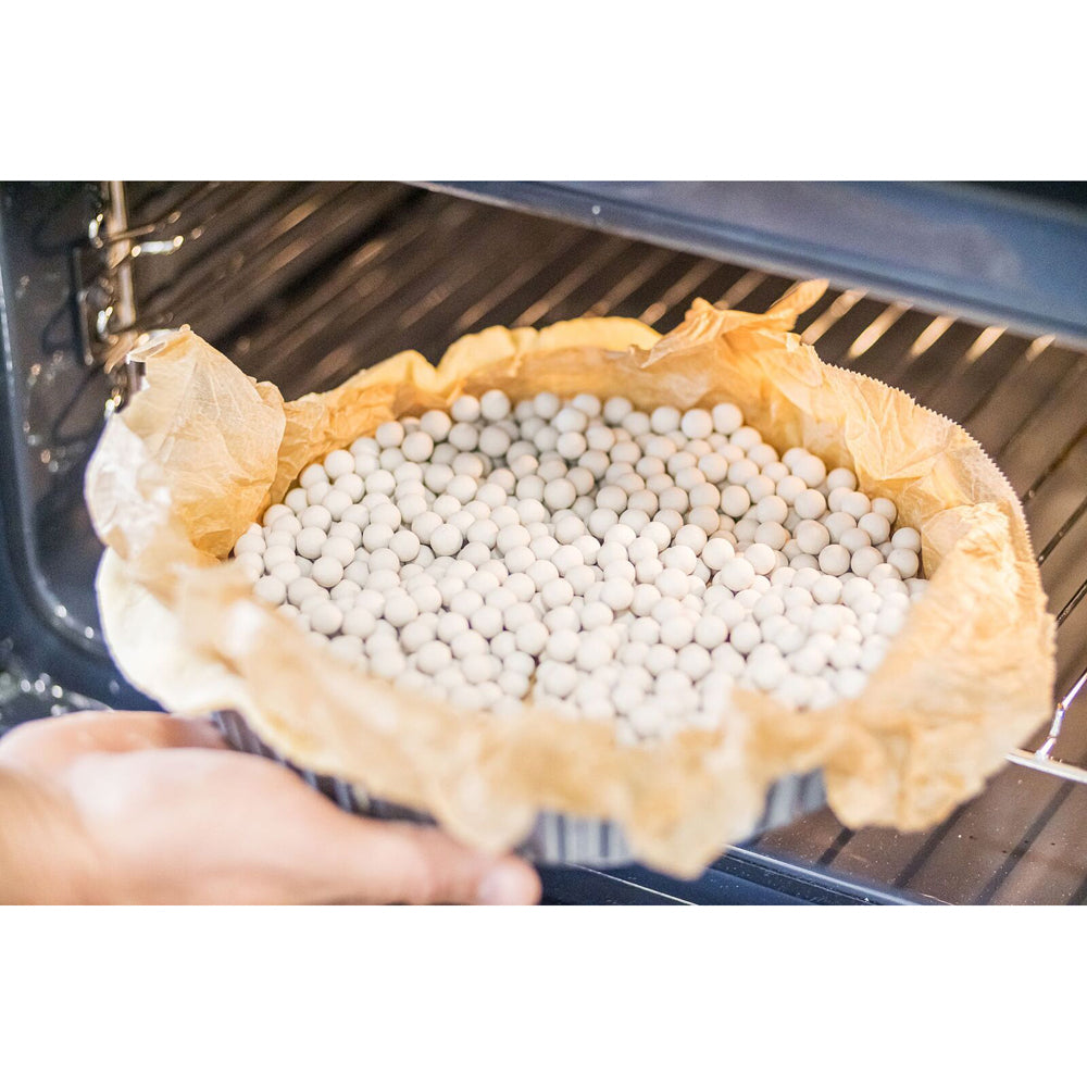 2x Mastercraft 500g Ceramic Baking Beans Pie Weights In Tub
