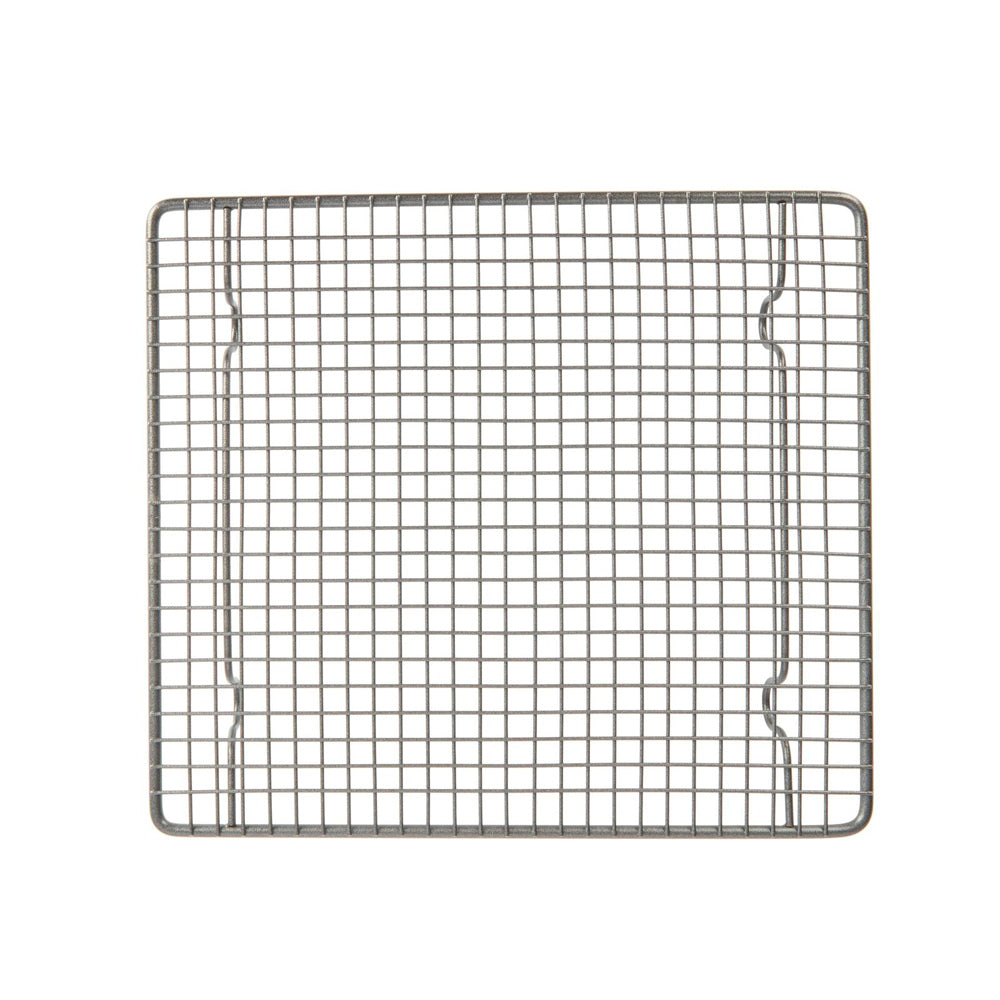 3x Mastercraft 23x26cm Carbon Steel Non-Stick Cooling Tray Rack - Black