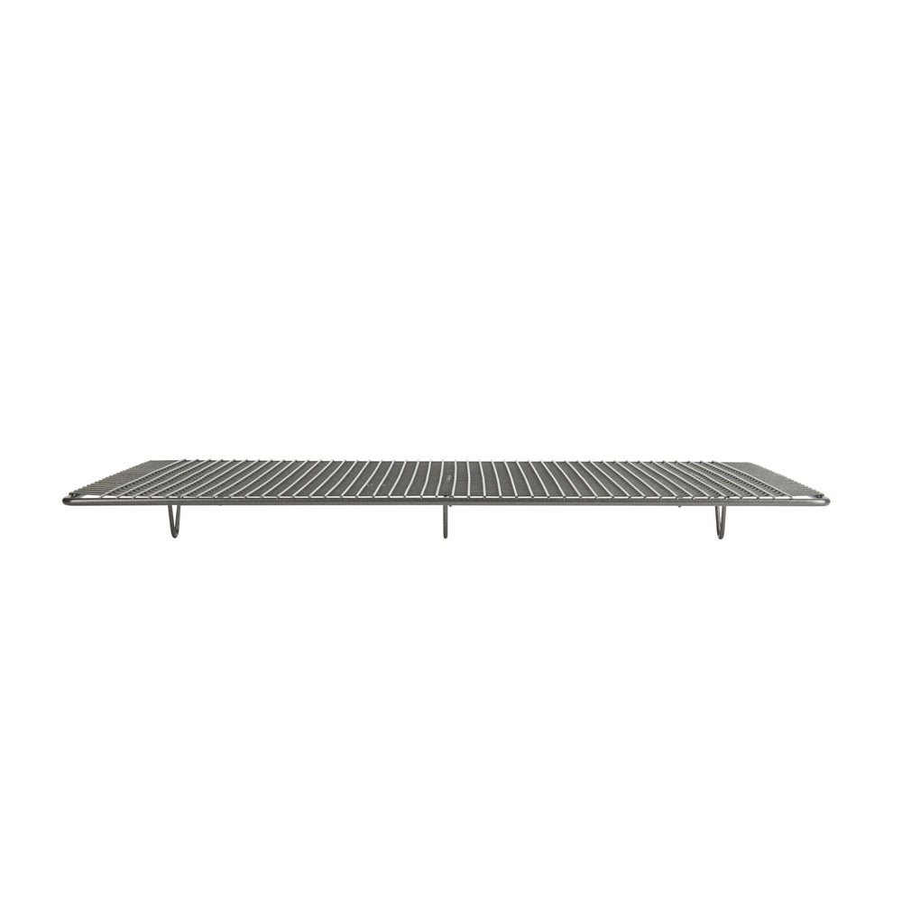 2x Mastercraft 46x26cm Carbon Steel Non-Stick Cooling Tray Rack - Black