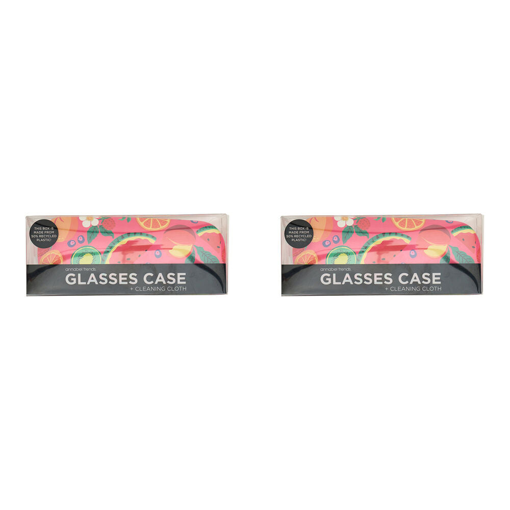 2PK Annabel Trends Glasses Case/Cloth Combo 15cx6cm - Tropicana