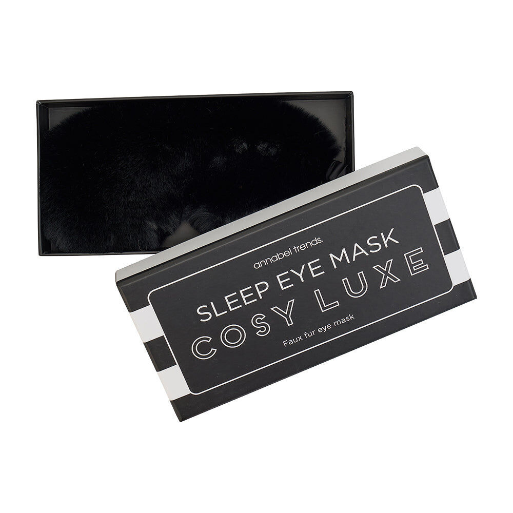 2PK Annabel Trends Sleeping Eye Mask Cosy Luxe - Black