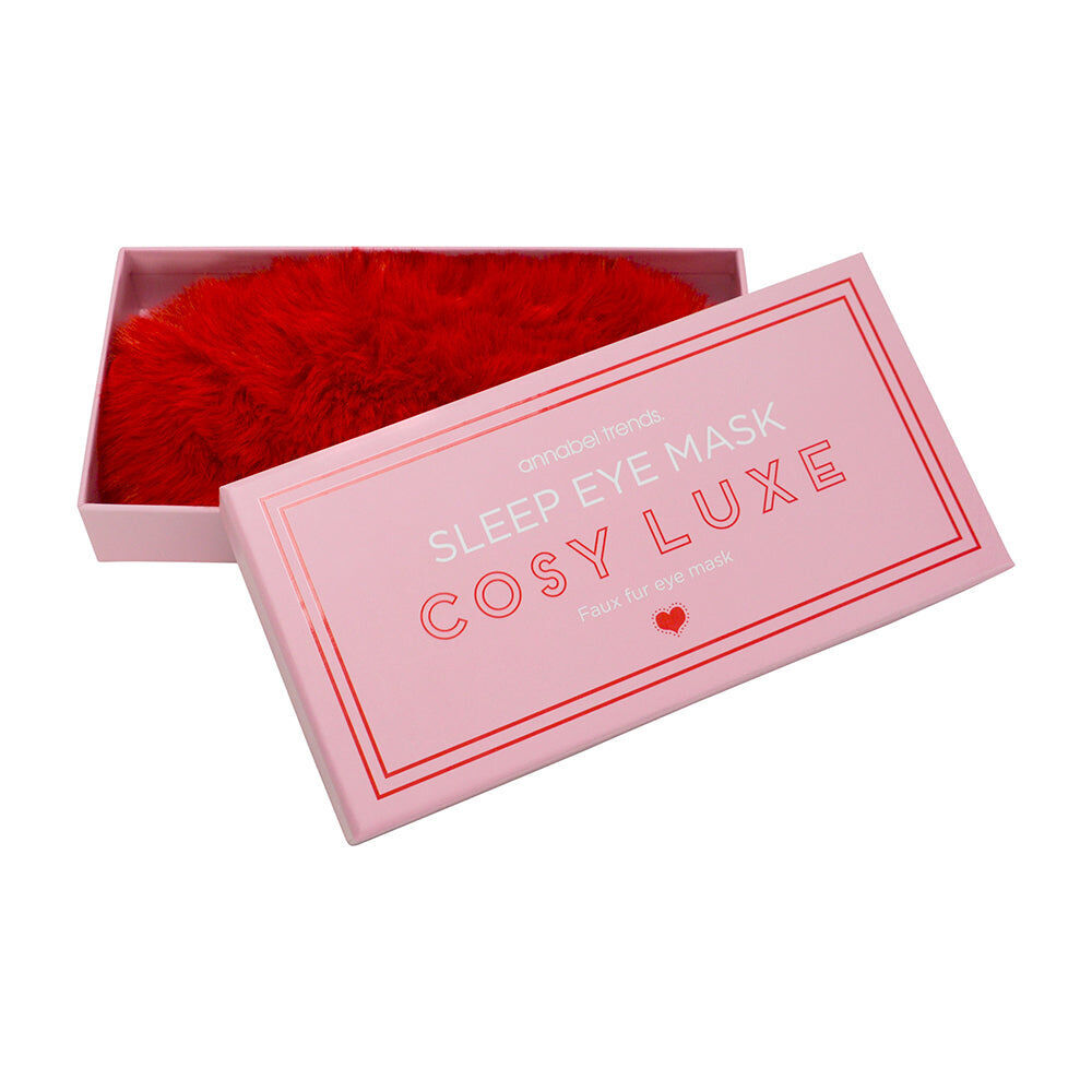 2PK Annabel Trends Sleeping Eye Mask Cosy Luxe - Cherry