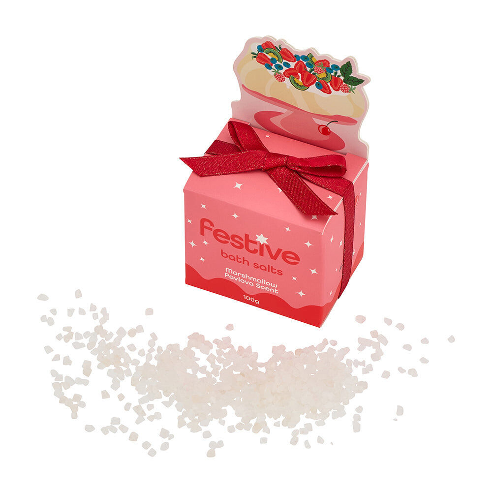 6PK Annabel Trends Festive Bath Salts - Marshmallow Pavlova Scent