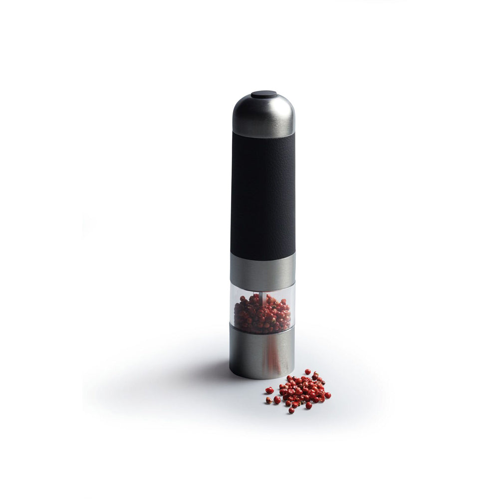 2PK Mastercraft 22cm Electric Salt & Pepper Mill Spice Grinder