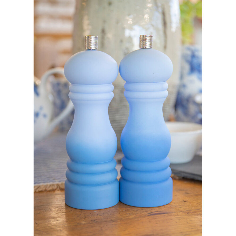2PK Mastercraft 17cm Ombre Capstan Salt/Pepper Mill - Blue