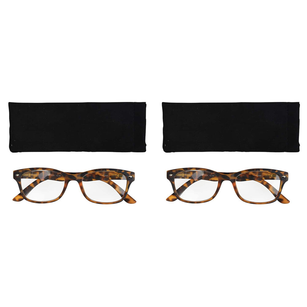 2PK Annabel Trends iSee Reader Optical Eyewear Blue Light +1 - Tortoiseshell