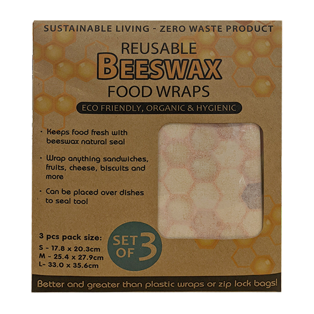 9pc Innobella Reusable Beeswax Food Wraps Set
