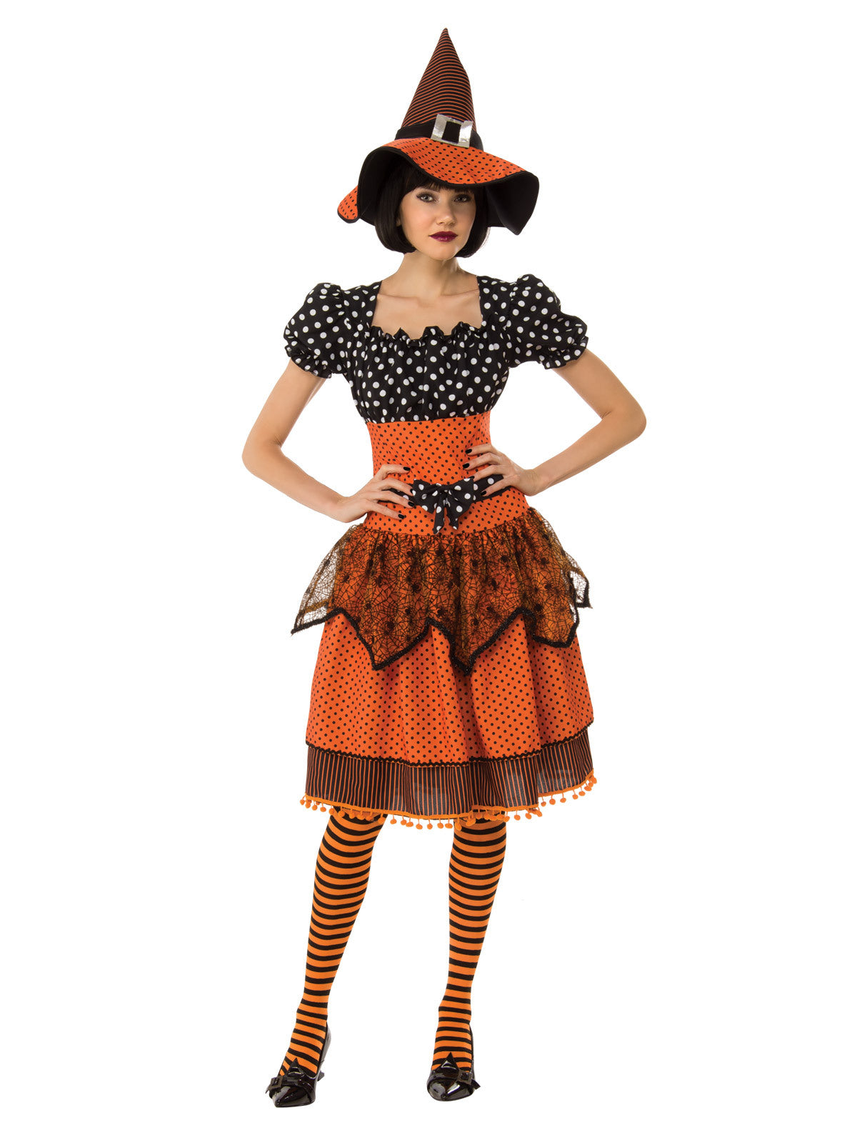 Rubies Polka Dot Witch Womens Dress Up Costume - Size S