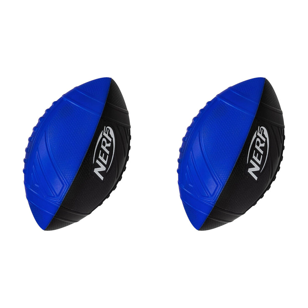 2PK NERF Sports Pro Grip Football Foam Football - Blue 3y+
