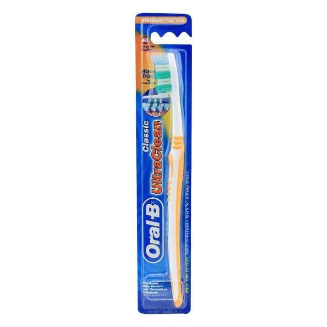 24x Oral B Ultra Clean Toothbrush Assorted Medium Dental Care
