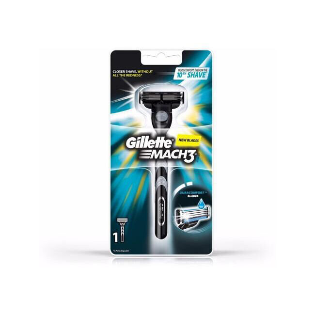 6PK Gillette Mach3 Premium Razor Duracomfort Blades Beard Trimming Care For Men