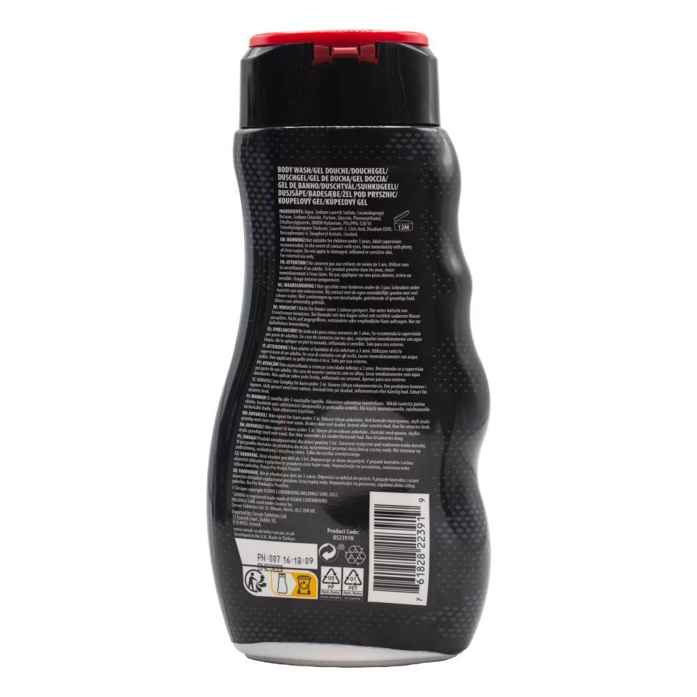 6PK Umbro 400ml Body Wash Liquid Shower Gel For Men Power