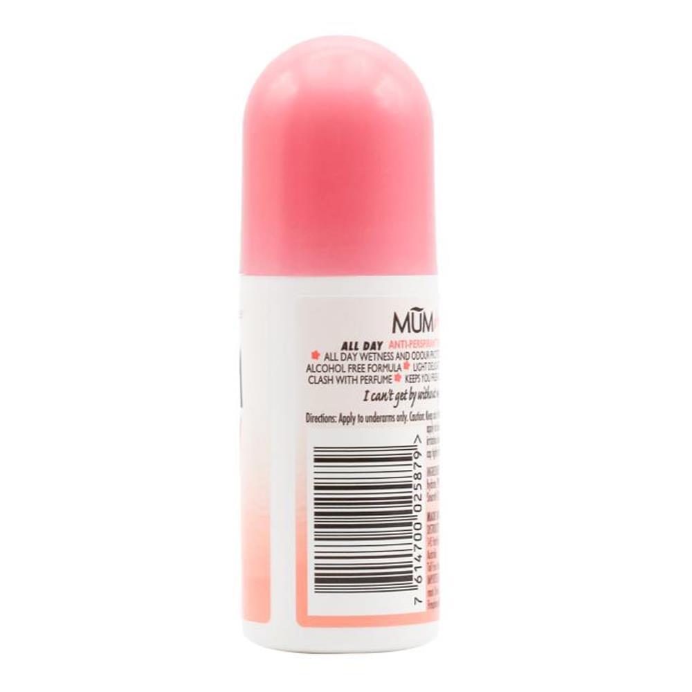 12PK Mum 50ml Roll On Anti-Perspirant Deodorant - Cool Pink