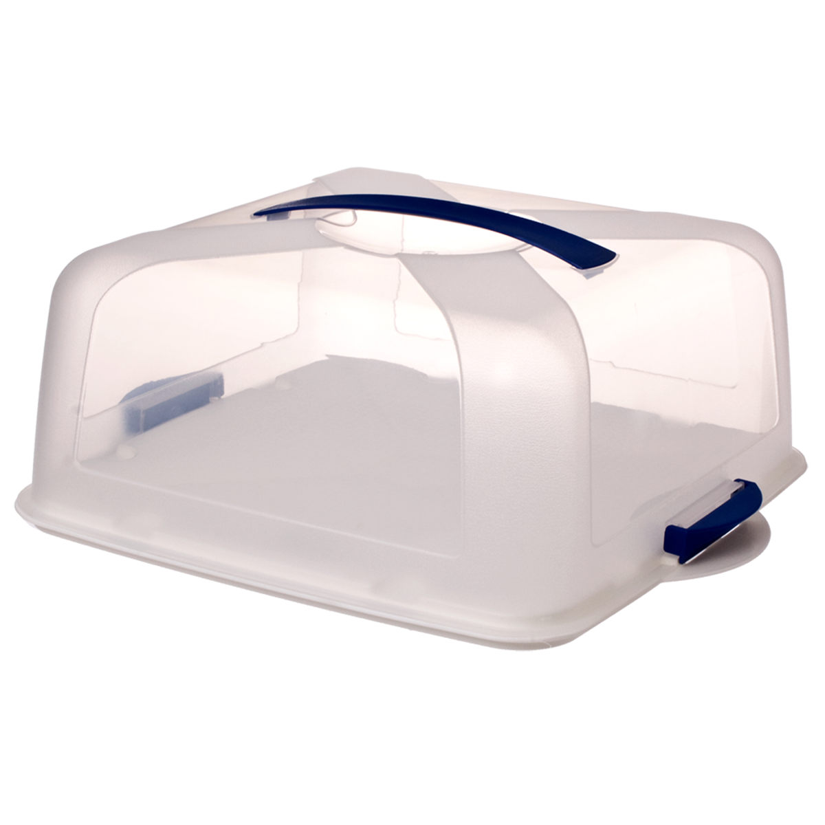 2PK Clip Fresh Square Cake Saver Airtight Container - Clear