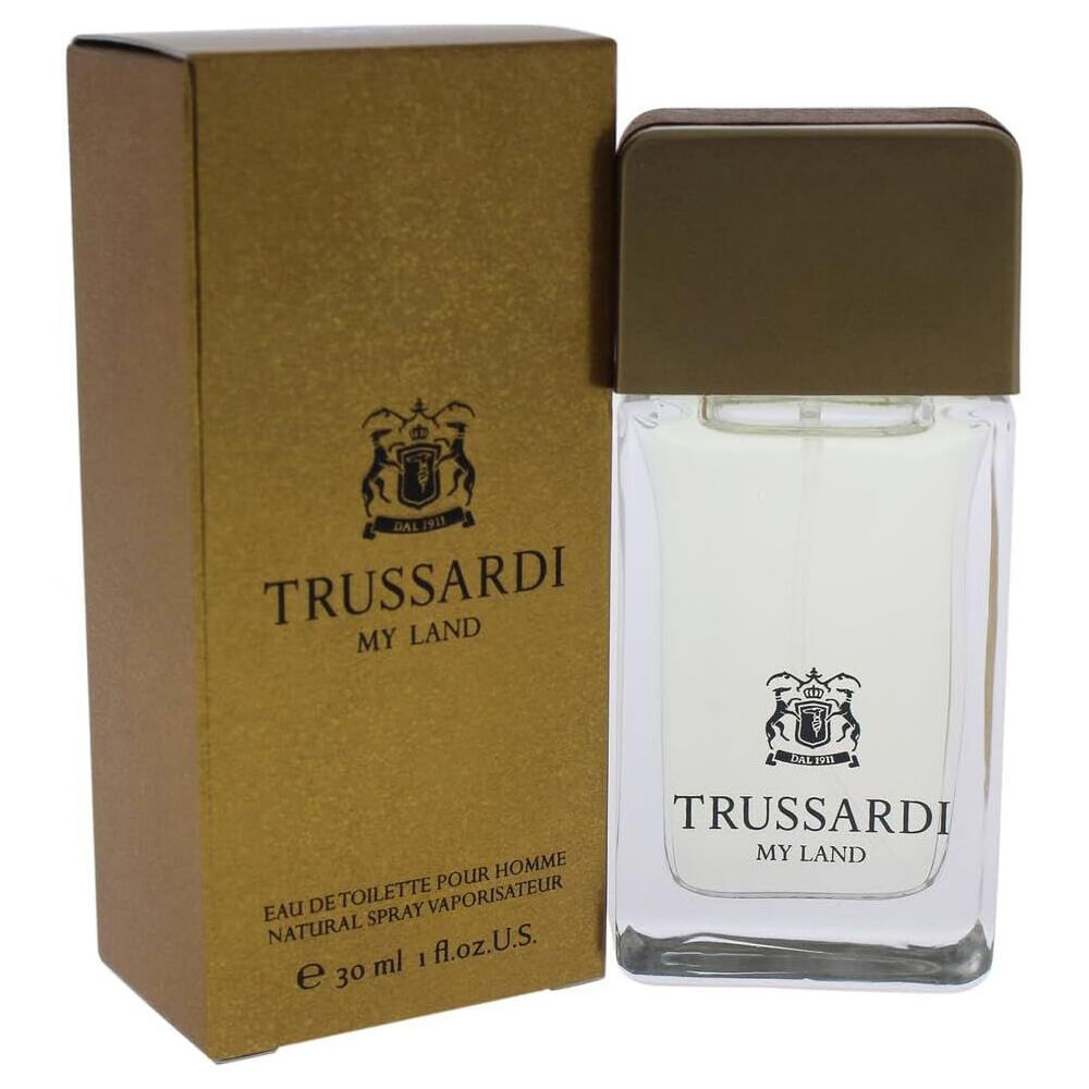 2PK Trussardi My Land Eau De Toilette Men's Fragrance 30ml - Gold