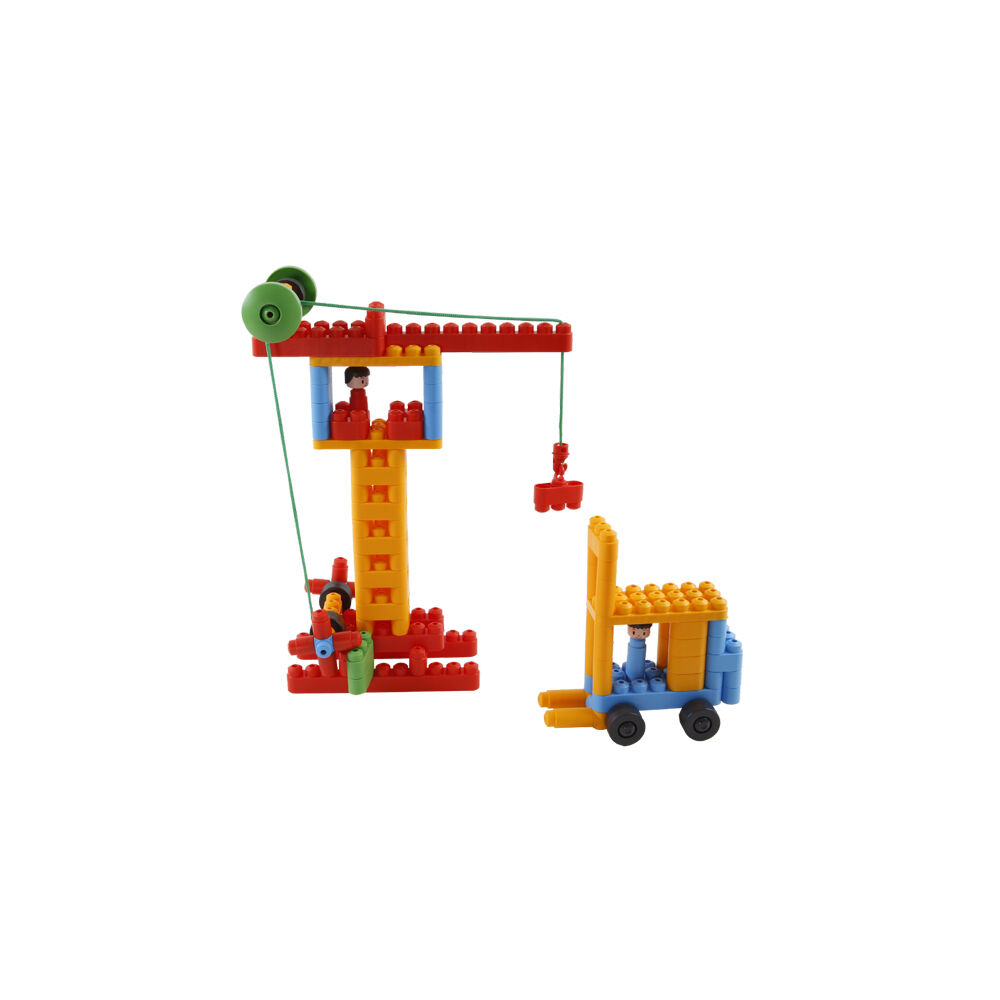 110pc Poly M Engineering Build & Play Block Set Building Toy Kids/Children - 3y+