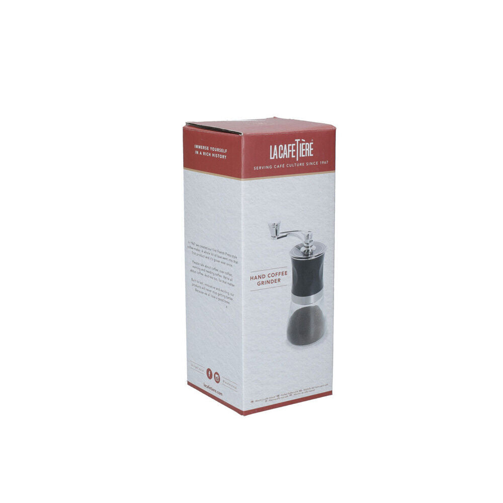 2x La Cafetiere 19.5cm Manual Stainless Steel Coffee Grinder Black - Small