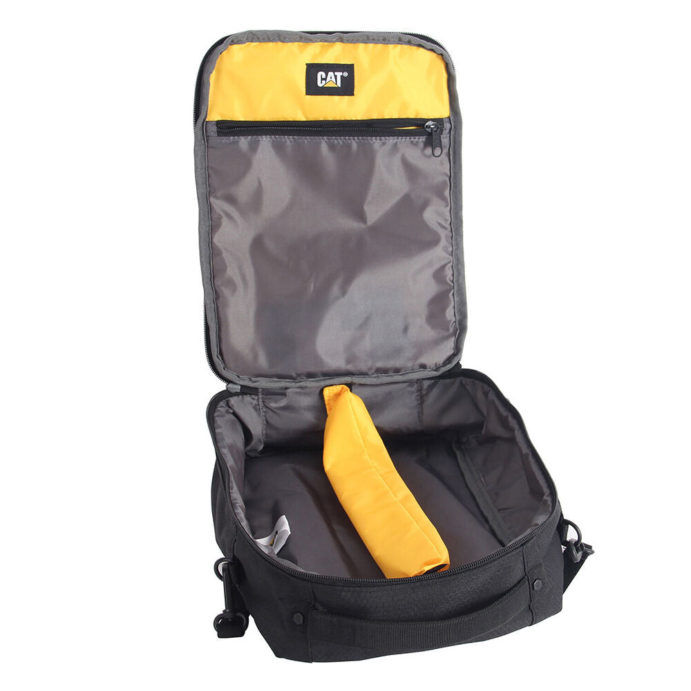 Caterpillar Men's CAT Go EDC/Shoe Bag Adjustable Strap Casual 25x33cm Black