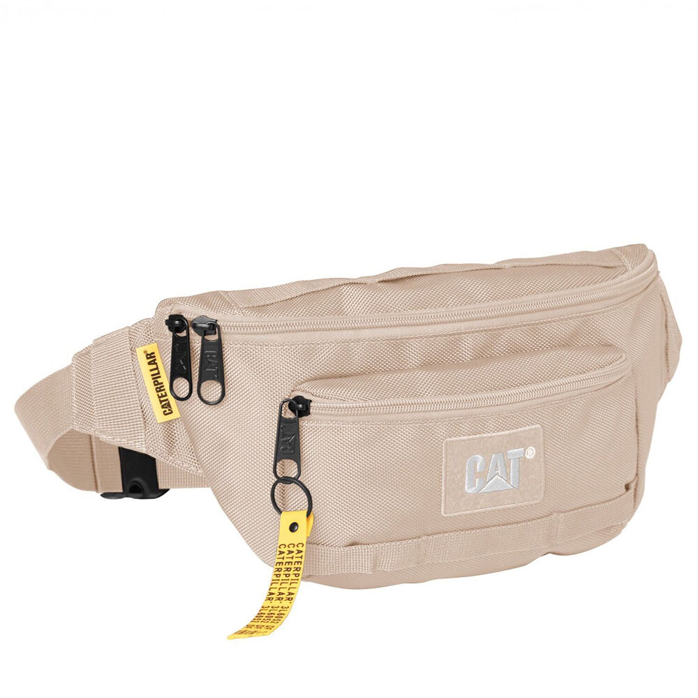 Caterpillar Men's CAT Sahara Waist Bag Adjustable Strap Casual 15x29cm Sand