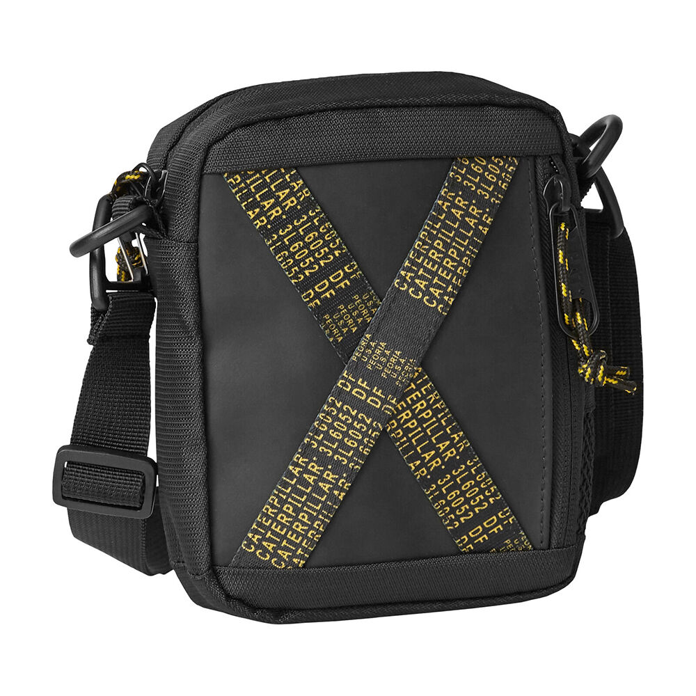 Caterpillar Men's Signature The Sixty City Bag Adjustable Strap 16x12.5cm Black
