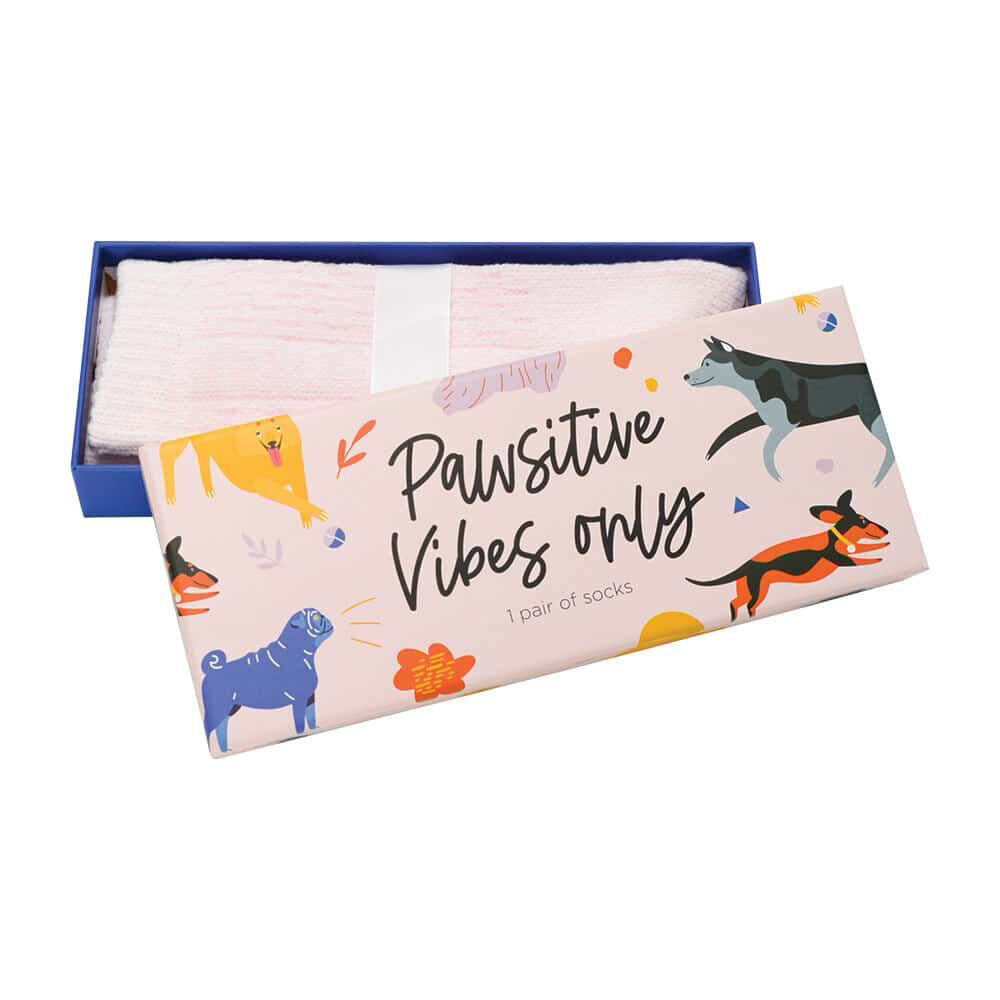 3PK Annabel Trends Boxed Novelty Socks One Size - Pawsitive Vibes