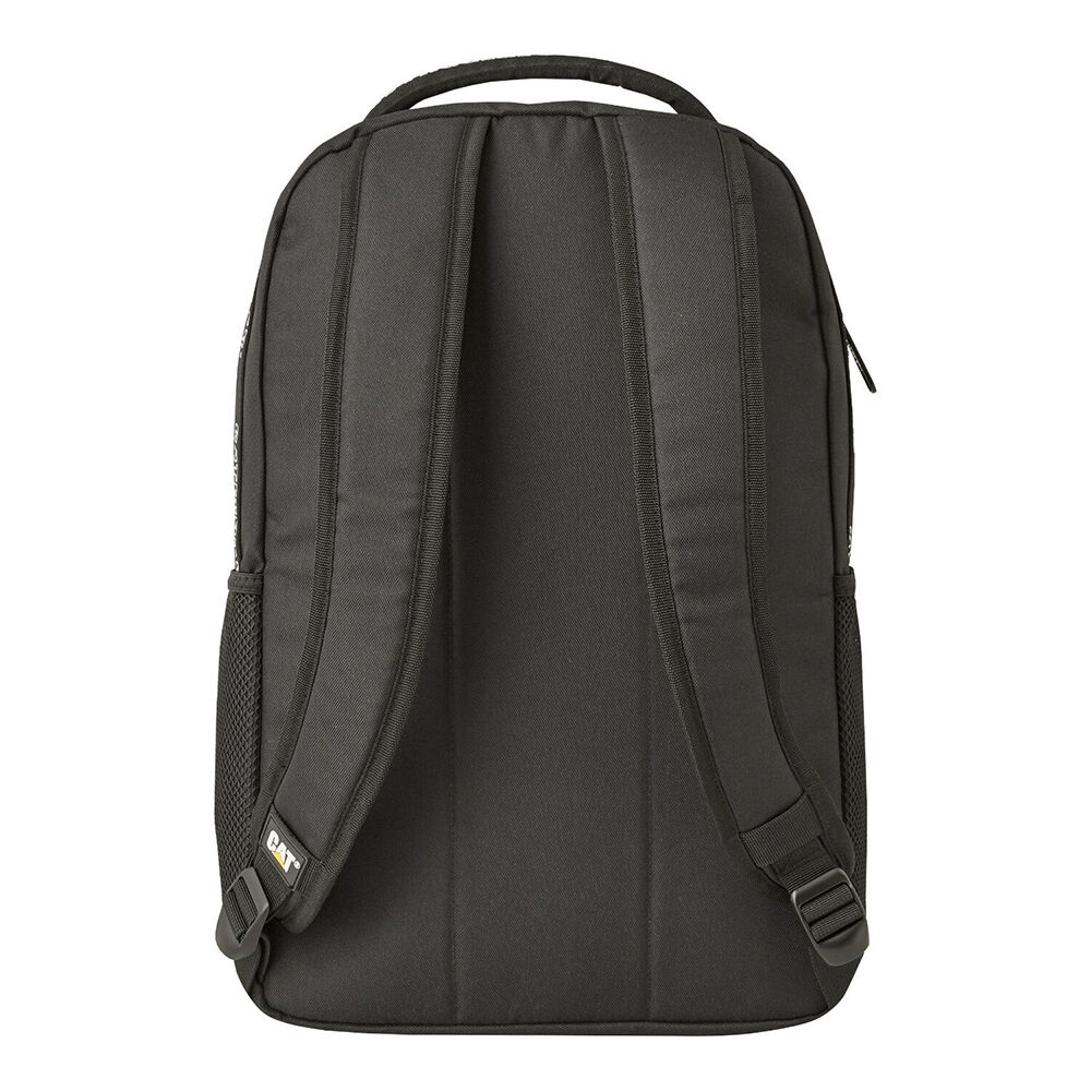 Caterpillar Men's Reflective Logo Backpack Adjustable Strap 45x31cm Black