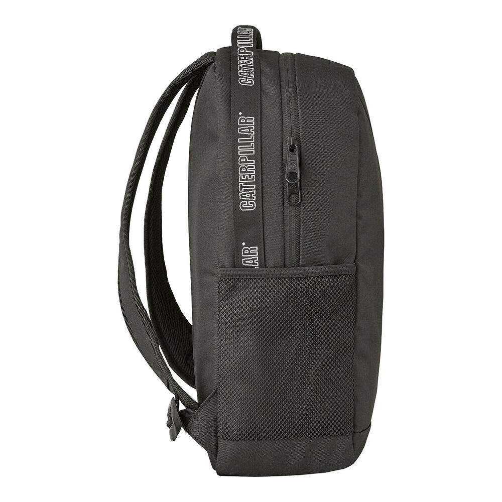 Caterpillar Men's Reflective Logo Backpack Adjustable Strap 45x31cm Black