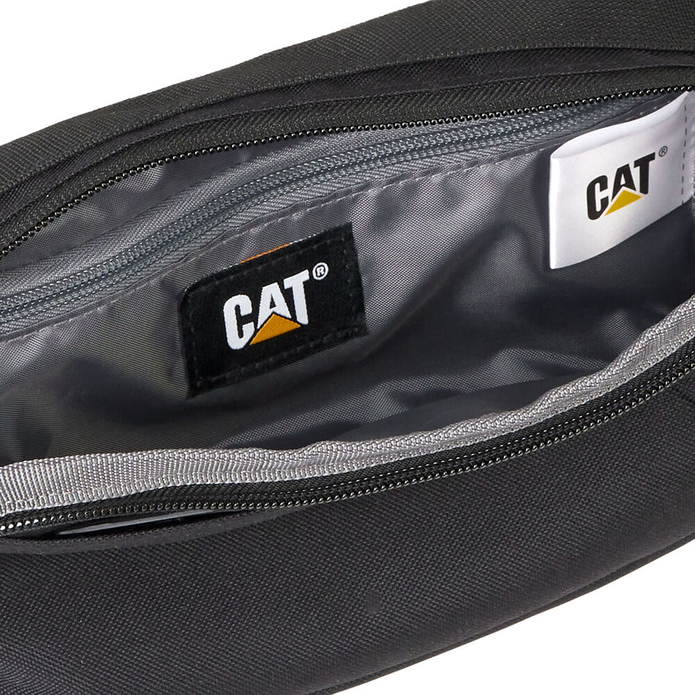 Caterpillar Men's CAT Adventure Waist Bag Adjustable Casual 14x23.5cm Black