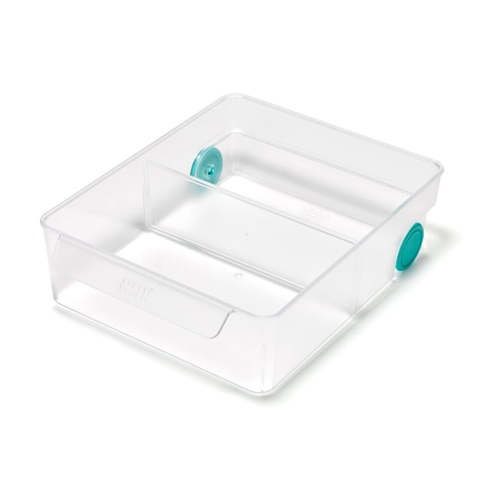 2PK Joseph Joseph FridgeStore Extra Large Fridge Storage Caddy On Wheels Clear