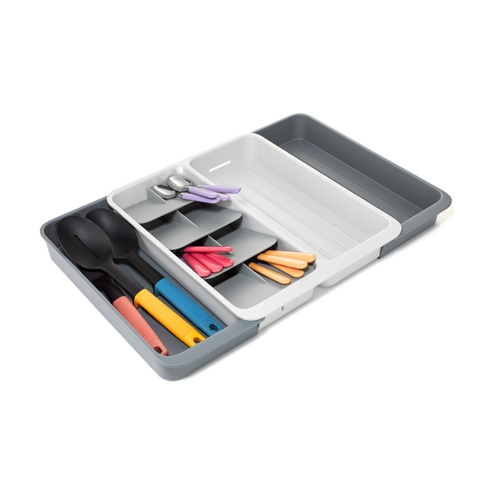 Joseph Joseph DrawerStore Expanding Tiered Tray Kitchen Storage Organizer Stone
