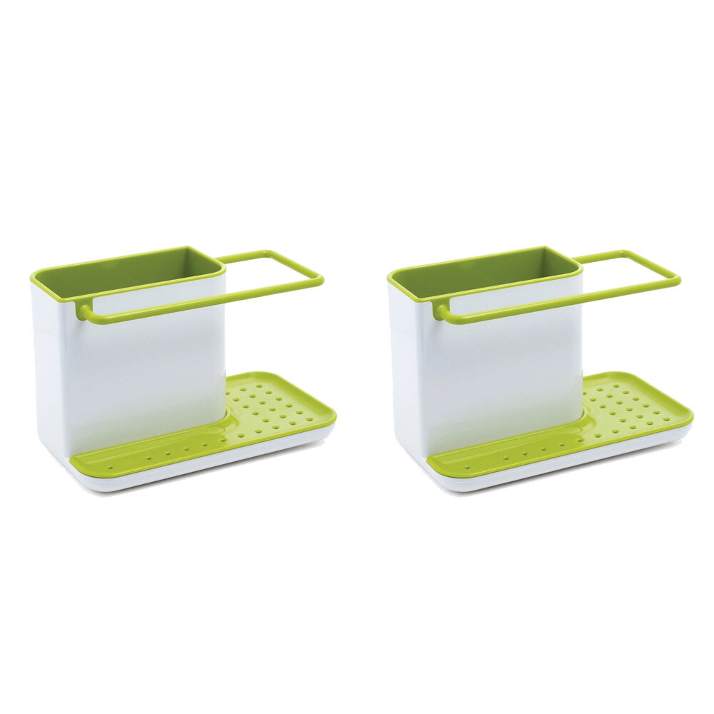 2PK Joseph Joseph Caddy Kitchen Sink Organiser Green/White