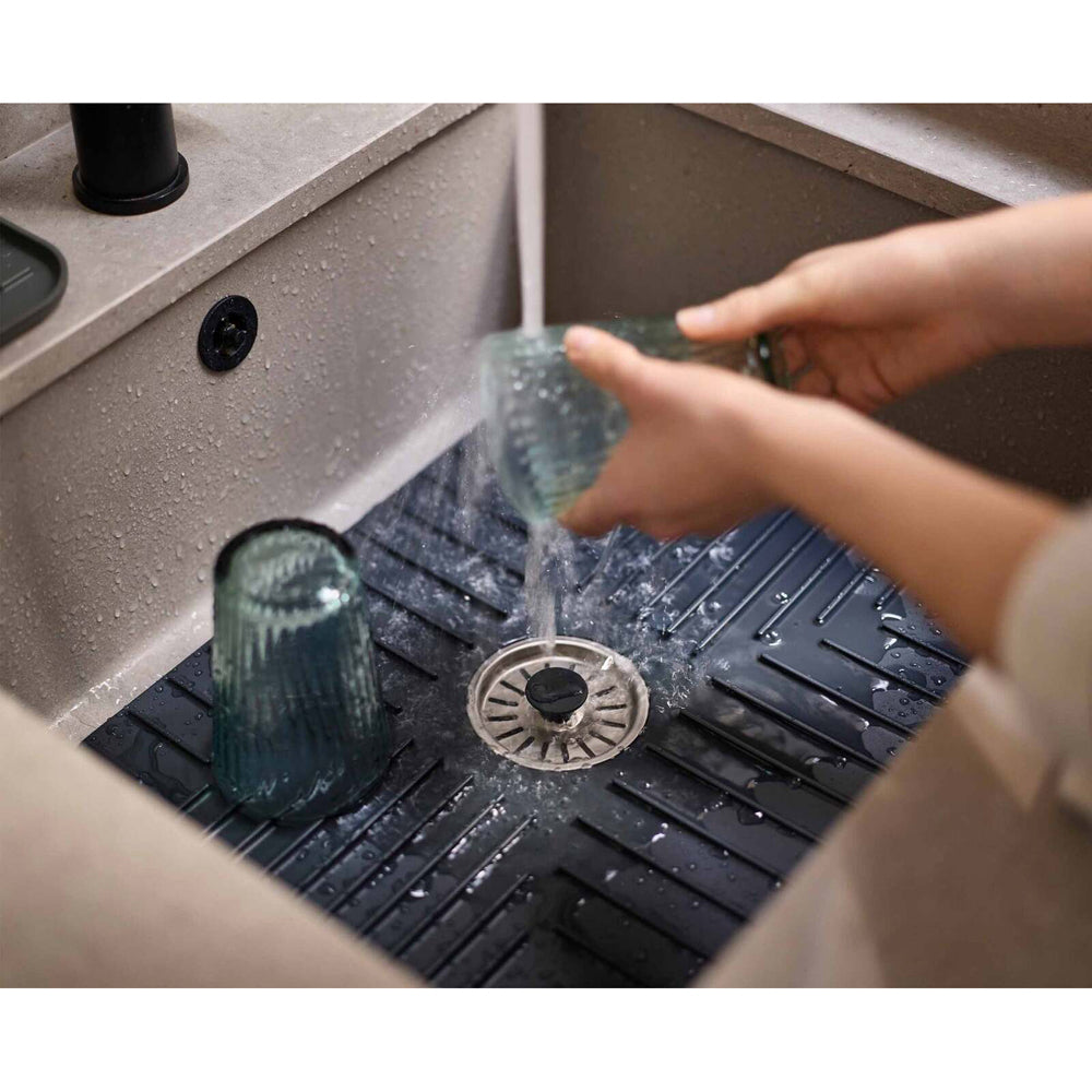 2PK Joseph Joseph SinkShield Sink Saver Protector Mat Grey