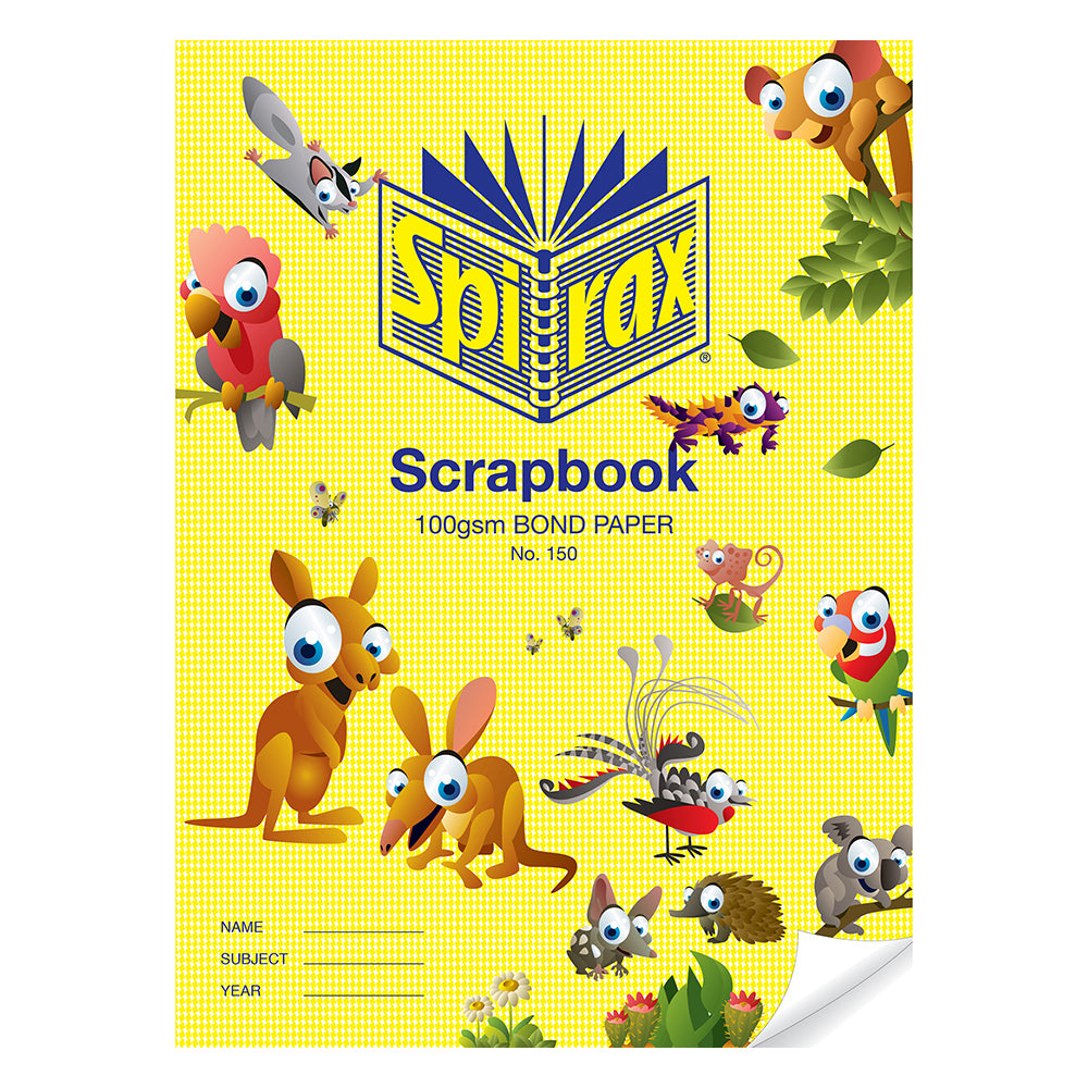 10PK Spirax 150 Scrapbook 64pages 100gsm