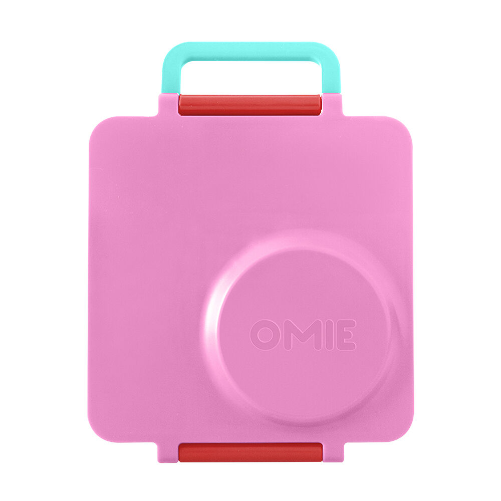 Omie Omiebox Hot&Cold Stainless Steel Bento Box 21.59x19.05x7.62cm Pinkberry