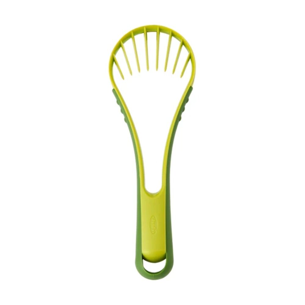 2PK Chef'n Flexicado Avocado Slicer Durable Nylon Plastic Green 20cm Kitchen Tool