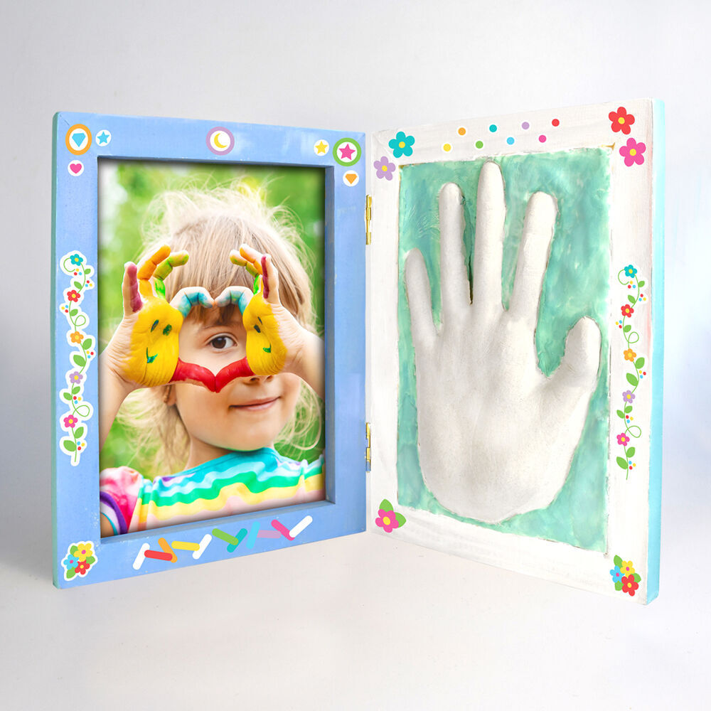 3PK Boyle Crafty Creators Plaster Print Keepsake Frame Project Kit Kids DIY 10+
