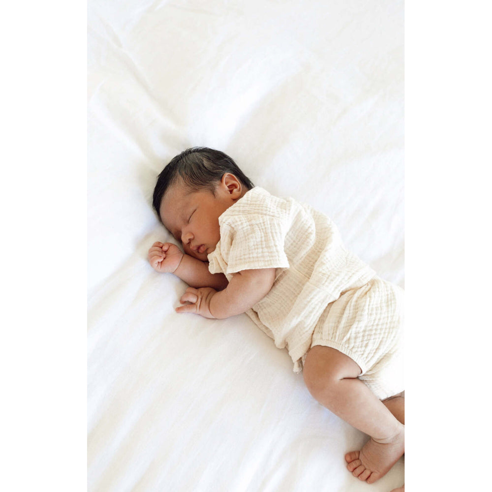 Ponchik Muslin Cotton T Shirt Wheat Size 3y