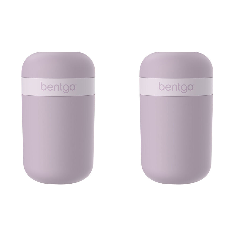 2PK Bentgo Dual-Sealing Lightweight Snack Cup Food Container 590ml Orchid