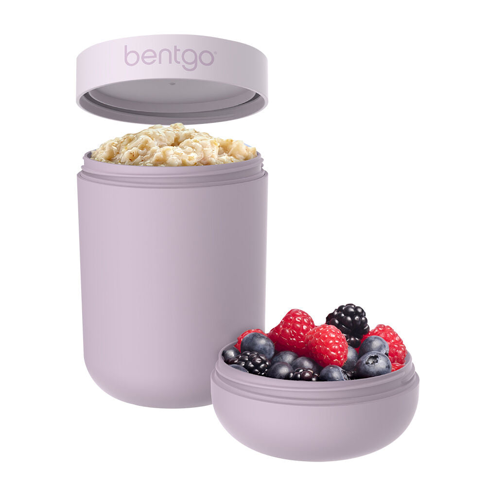 2PK Bentgo Dual-Sealing Lightweight Snack Cup Food Container 590ml Orchid