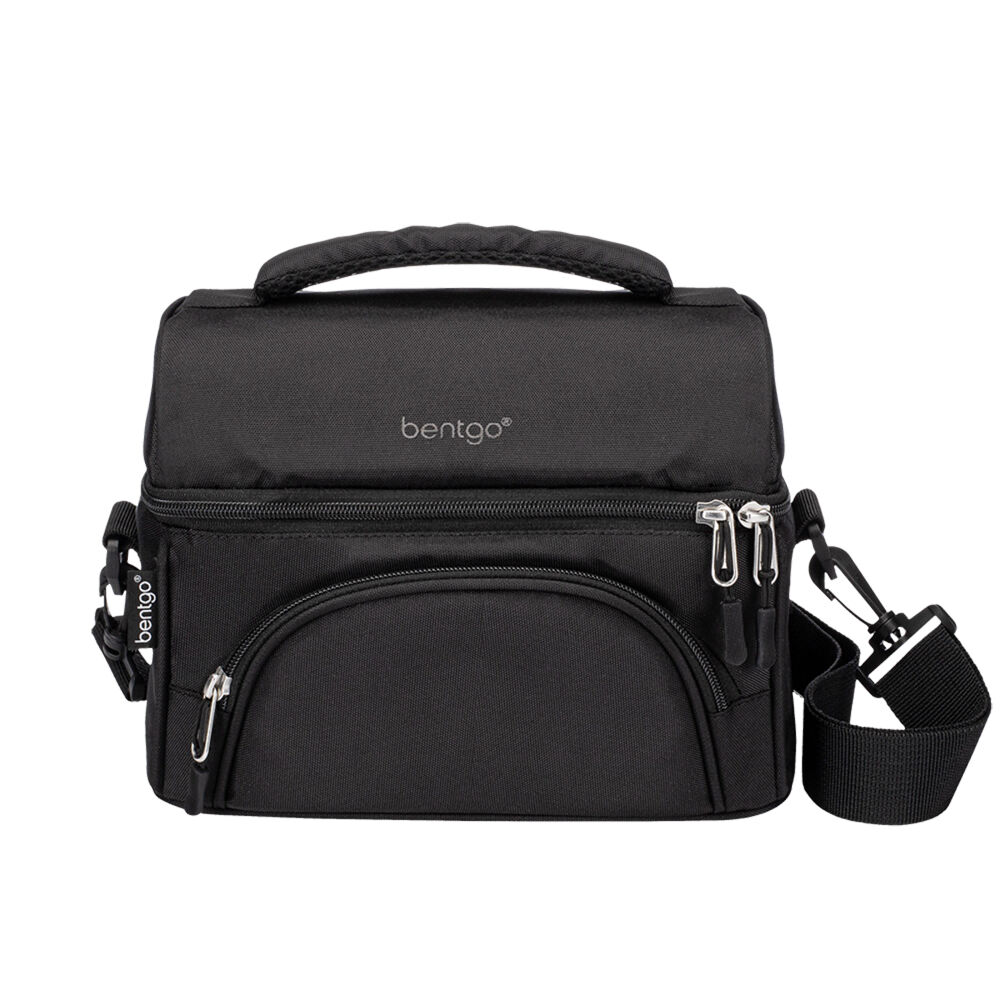 Bentgo Deluxe Lunch Bag w/ Shoulder Strap 25.4cmx17.78cmx17.78cm Carbon Black