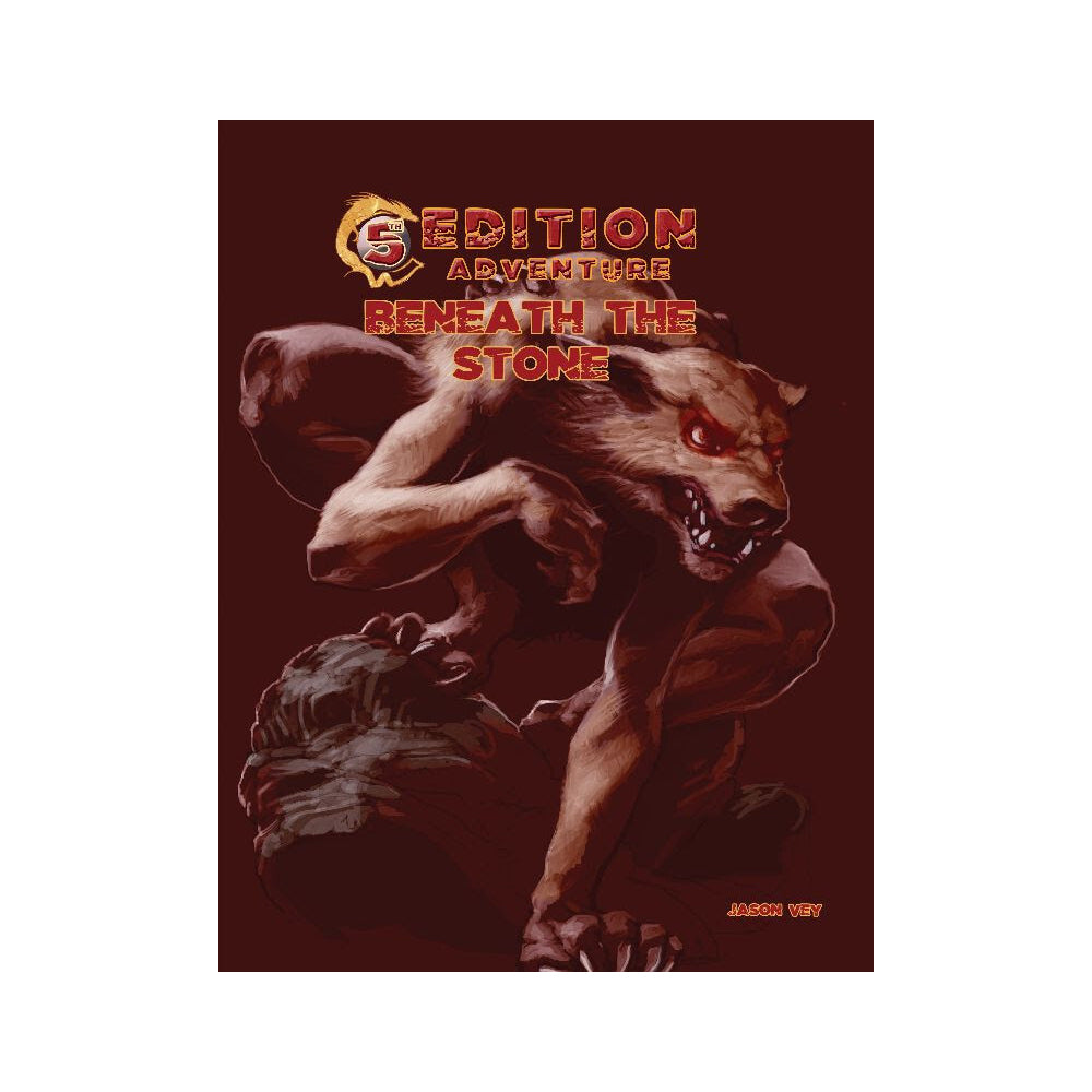 2PK Troll Lord Games 5th Edition Adventures RPG - Beneath the Stone