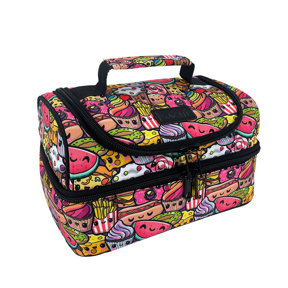 Sachi Style 235 Insulated Double Decker Lunch Bag 25.5x17x14cm Squishies