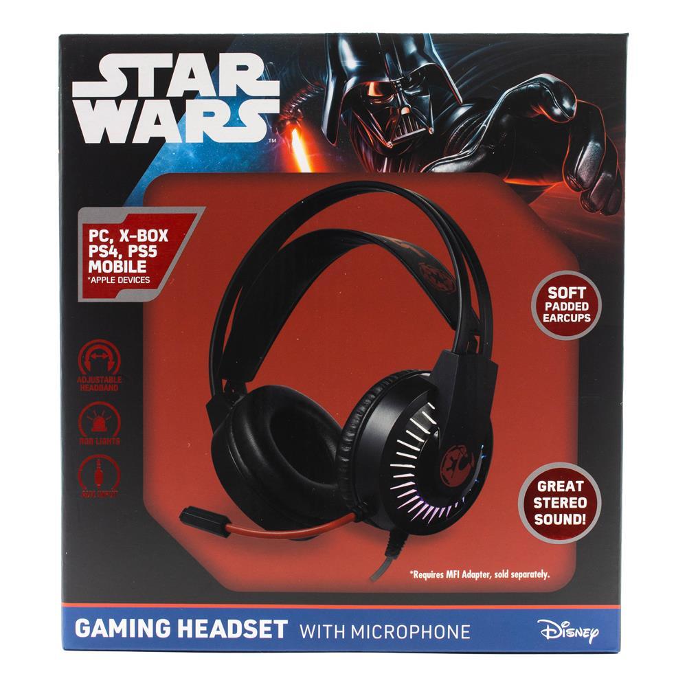 2PK Star Wars Over-Ear Gaming Headset w/ Microphone - Black