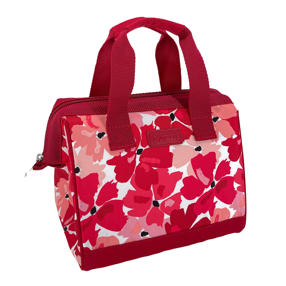 Sachi Style 34 Insulated Leak-Proof Lunch Bag 24x17x22cm Red Poppies