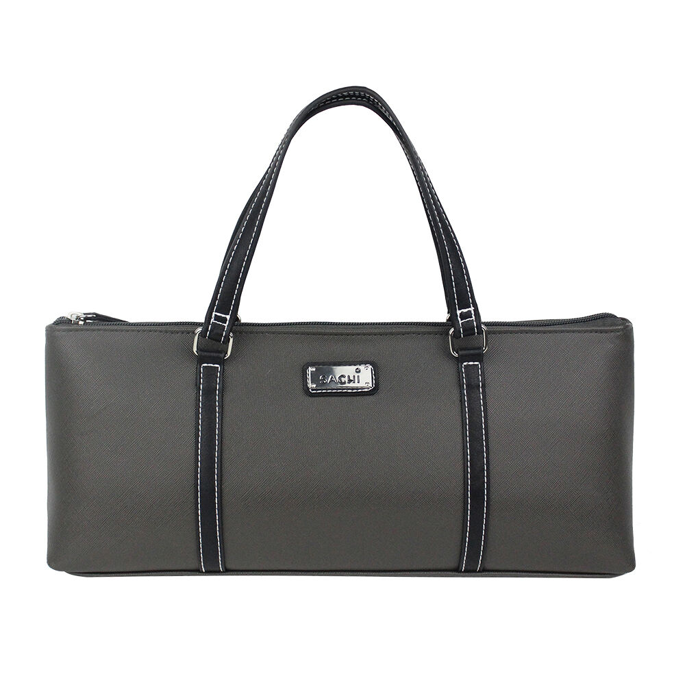 Sachi Stylish Insulated Wine Purse Alcohol Carry Bag 36x9x15cm Charcoal