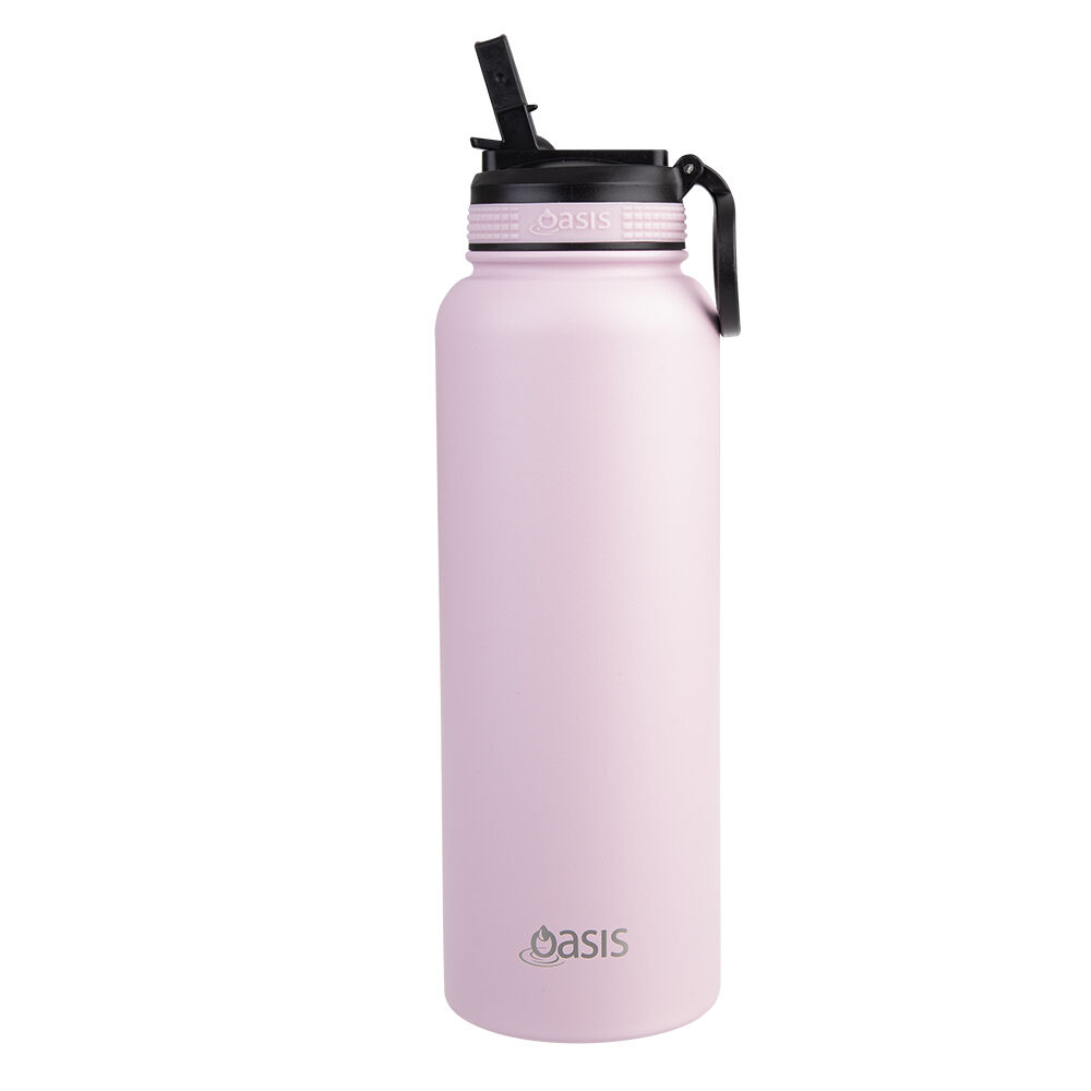 Oasis Stainless Steel Insulated Challenger Sports Bottle 1.1L Carnation